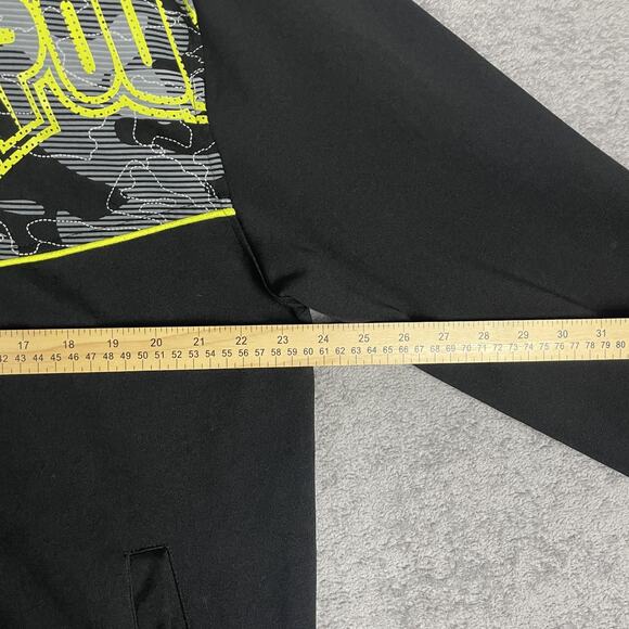 Tapout Jacket Mens XL Black Gray Camo Full Zip Track Athletic MMA Style - Picture 6 of 11